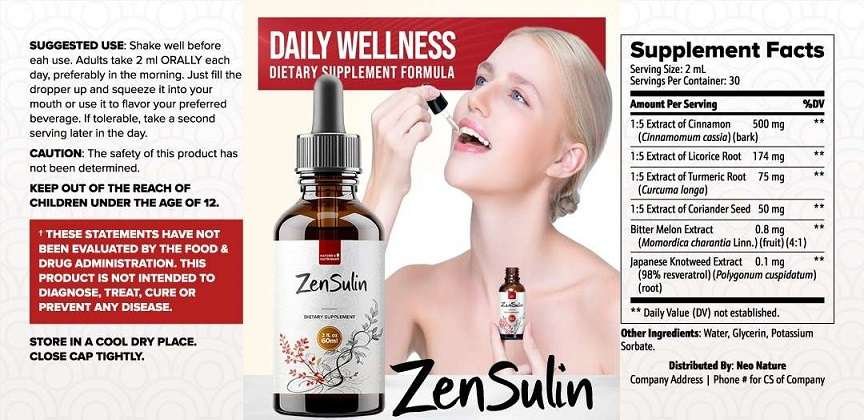 ZenSulin Ingredients